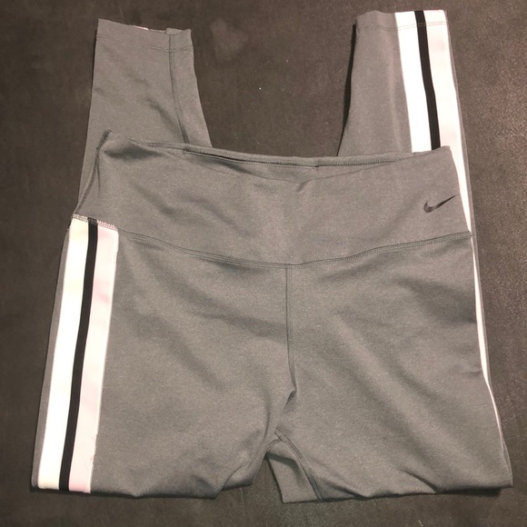 Nike Pants - Nike Dri Fit Leggings with Stripes Size XL